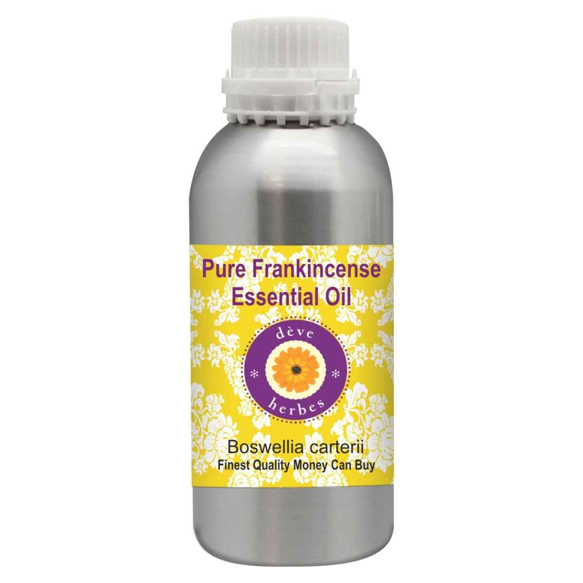Buy Deve Herbes Pure Frankincense Essential Oil (Boswellia carterii) Natural Therapeutic Grade Steam Distilled 1250ml - Purplle