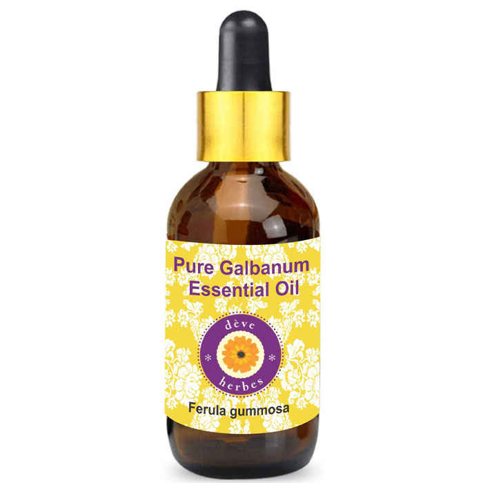Buy Deve Herbes Pure Galbanum Essential Oil (Ferula gummosa) with Glass Dropper Natural Therapeutic Grade Steam Distilled 5ml - Purplle