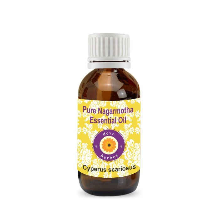 Buy Deve Herbes Pure Nagarmotha Essential Oil (Cyperus scariosus) 100% Natural Therapeutic Grade Steam Distilled (100 ml) - Purplle