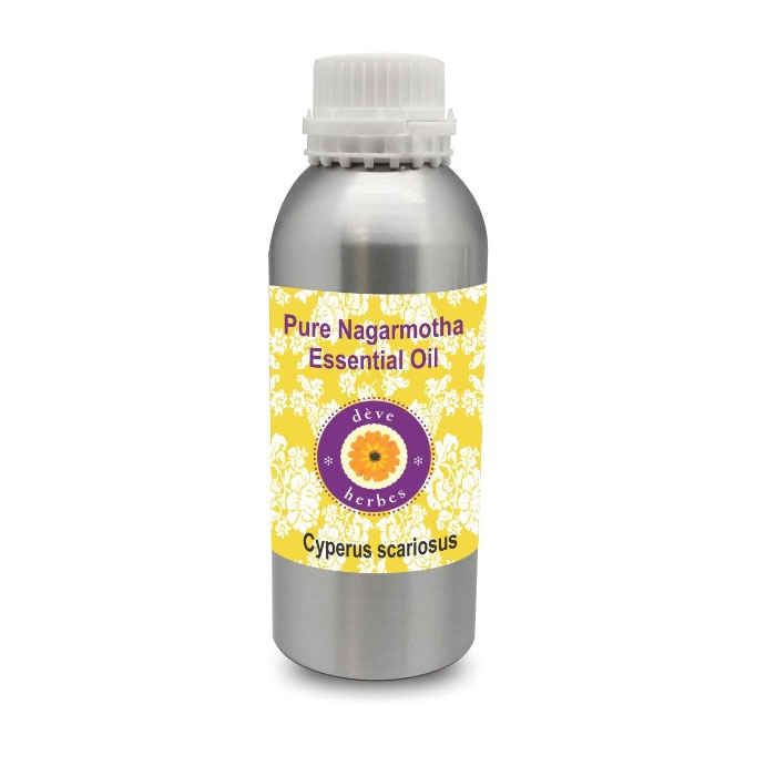 Buy Deve Herbes Pure Nagarmotha Essential Oil (Cyperus scariosus) 100% Natural Therapeutic Grade Steam Distilled (300 ml) - Purplle