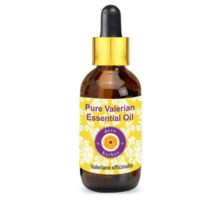 Buy Deve Herbes Pure Valerian Essential Oil (Valeriana officinalis) with Glass Dropper Natural Therapeutic Grade Steam Distilled 10ml - Purplle
