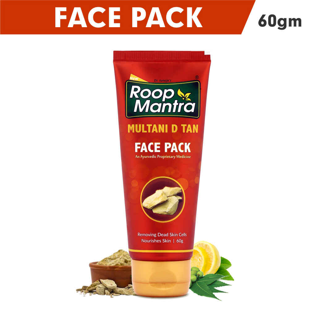Buy Roop Mantra Multani D Tan Face Pack (60 g) For Men & Women - Purplle