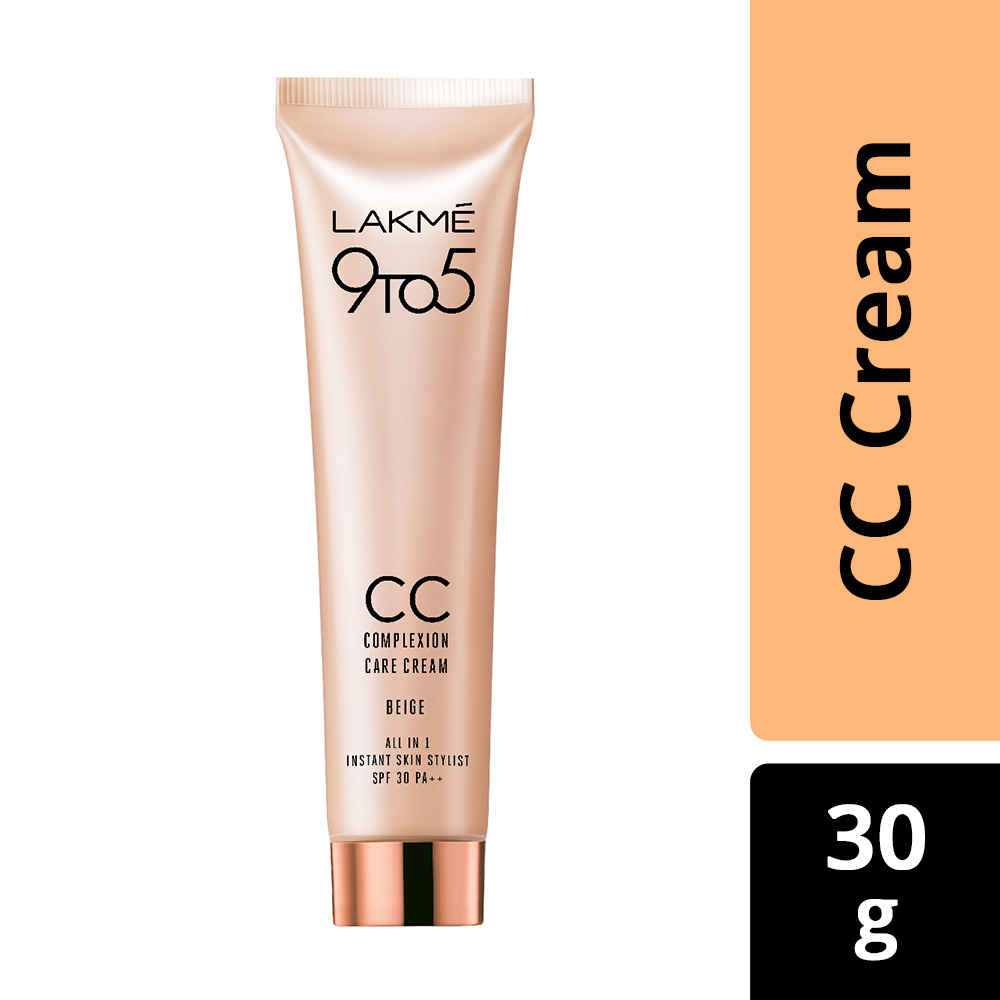 Buy Lakme 9 to 5 Complexion Care Face Cream | Enhances Glow | Tinted Moisturiser | Beige | 30G - Purplle