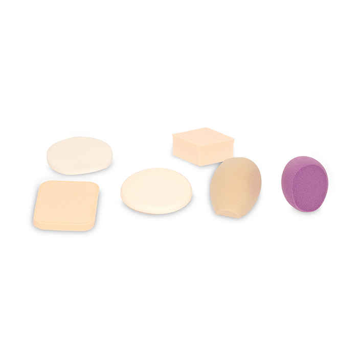 Buy Paco Milano - Paris 6 in 1 Professional Multi Shape Sponge Makeup Beauty Blenders colour/shape/size may vary - Purplle