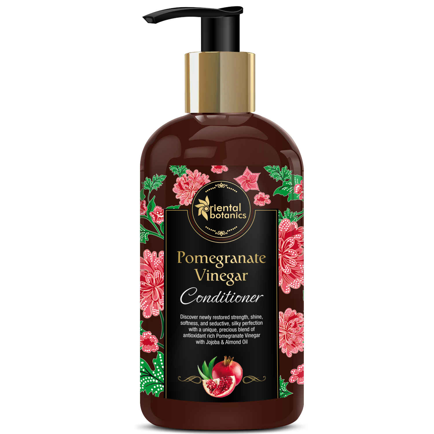 Buy Oriental Botanics Pomegranate Vinegar Conditioner - For Healthy, Strong Hair with Antioxidant Boost & Golden Jojoba Oil (300 ml) - Purplle