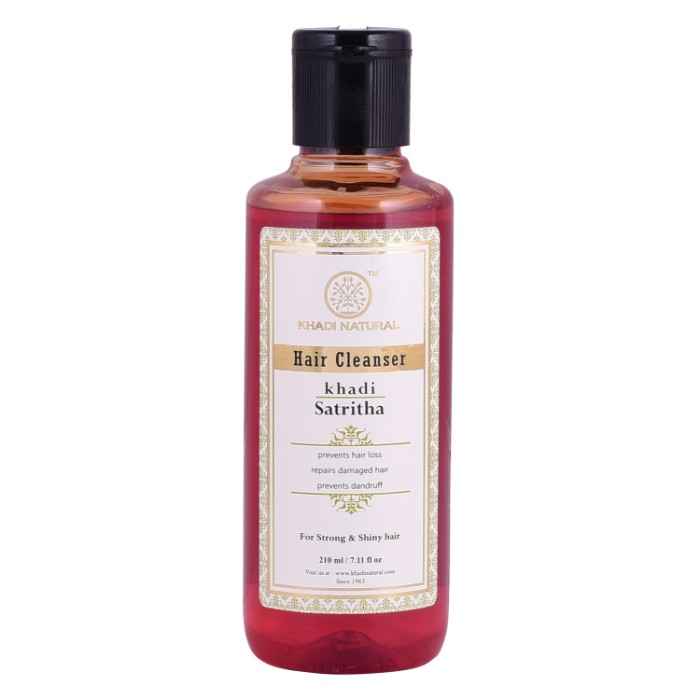 Buy Khadi Natural Ayurvedic Satritha Hair Cleanser (210 ml) - Purplle