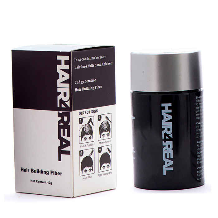 Buy Hair4Real Hair Fiber Black (12 g) - Purplle