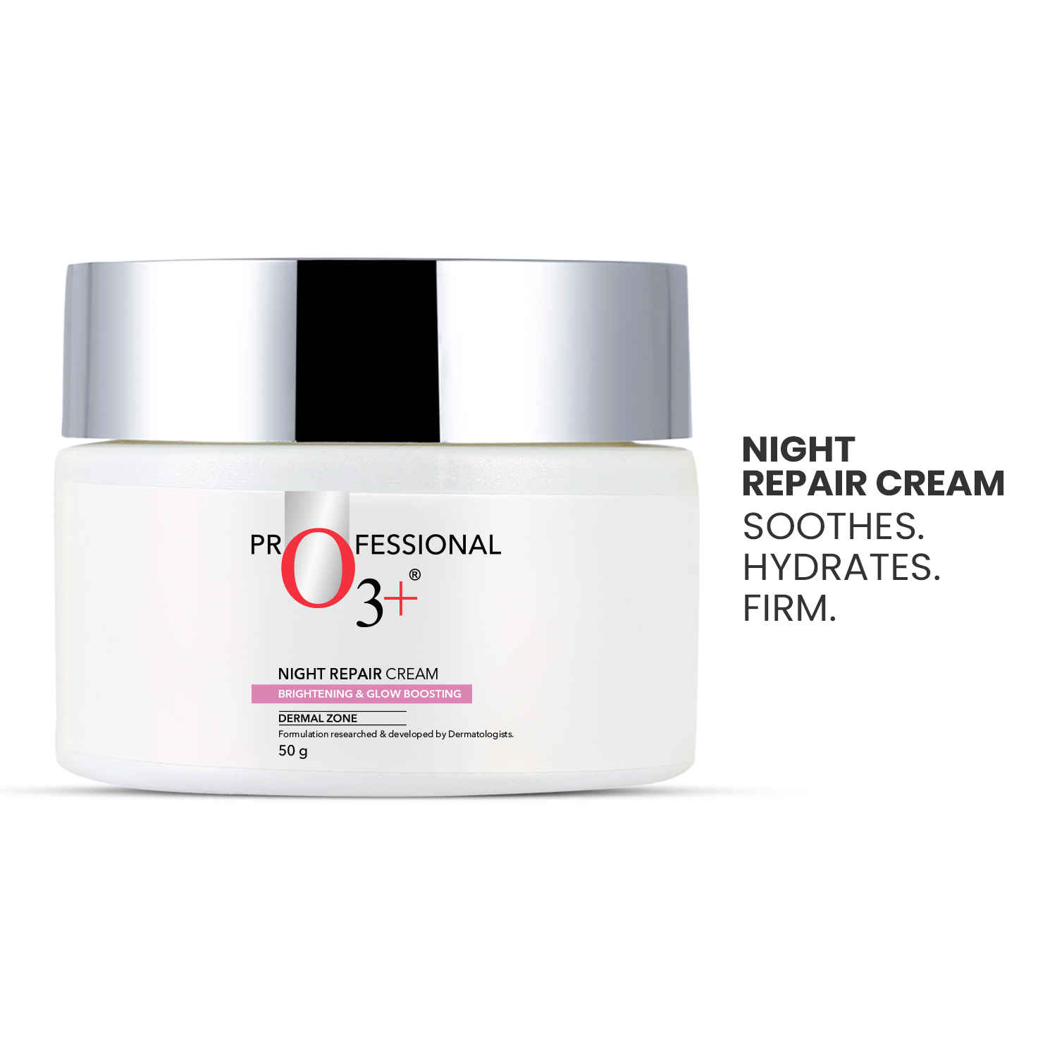Buy O3+ Night Repair Cream Brightening & Glow Boosting Dermal Zone (50 gm) - Purplle