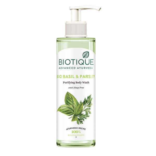 Buy Biotique Bio Basil & Parsley Purifying Body Wash (200 ml) - Purplle