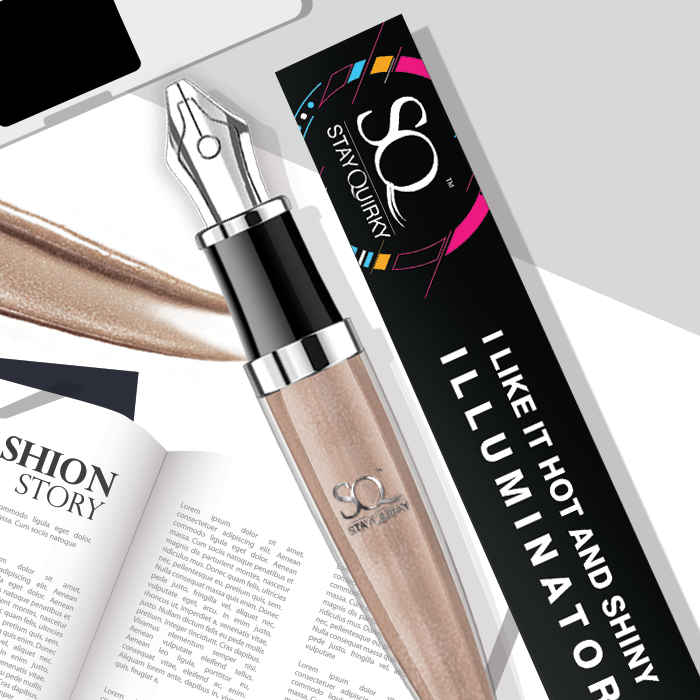 Buy Stay Quirky Highlighter & Illuminator Bronze I Like It Hot & Shiny|Shimmer| Long Lasting| Lightweight| Blendable| Intense Pigment- Feelin' Your Heat 8 (4 ml) - Purplle