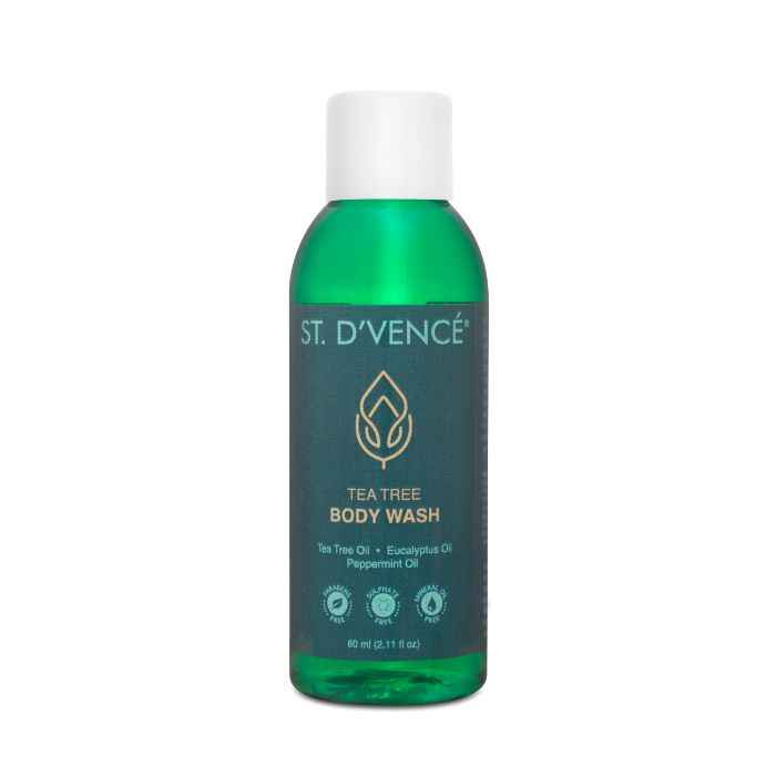 Buy ST. D´VENCE Tea Tree Body Wash With Eucalyptus Oil & Peppermint Oil (60 ml) - Purplle