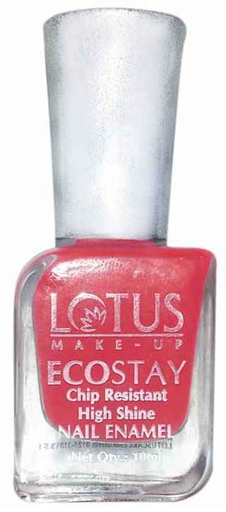 Buy Lotus Make-Up Ecostay Nail Enamel Wine Kiss | Easy to Apply | Glossy Finish | 10ml - Purplle
