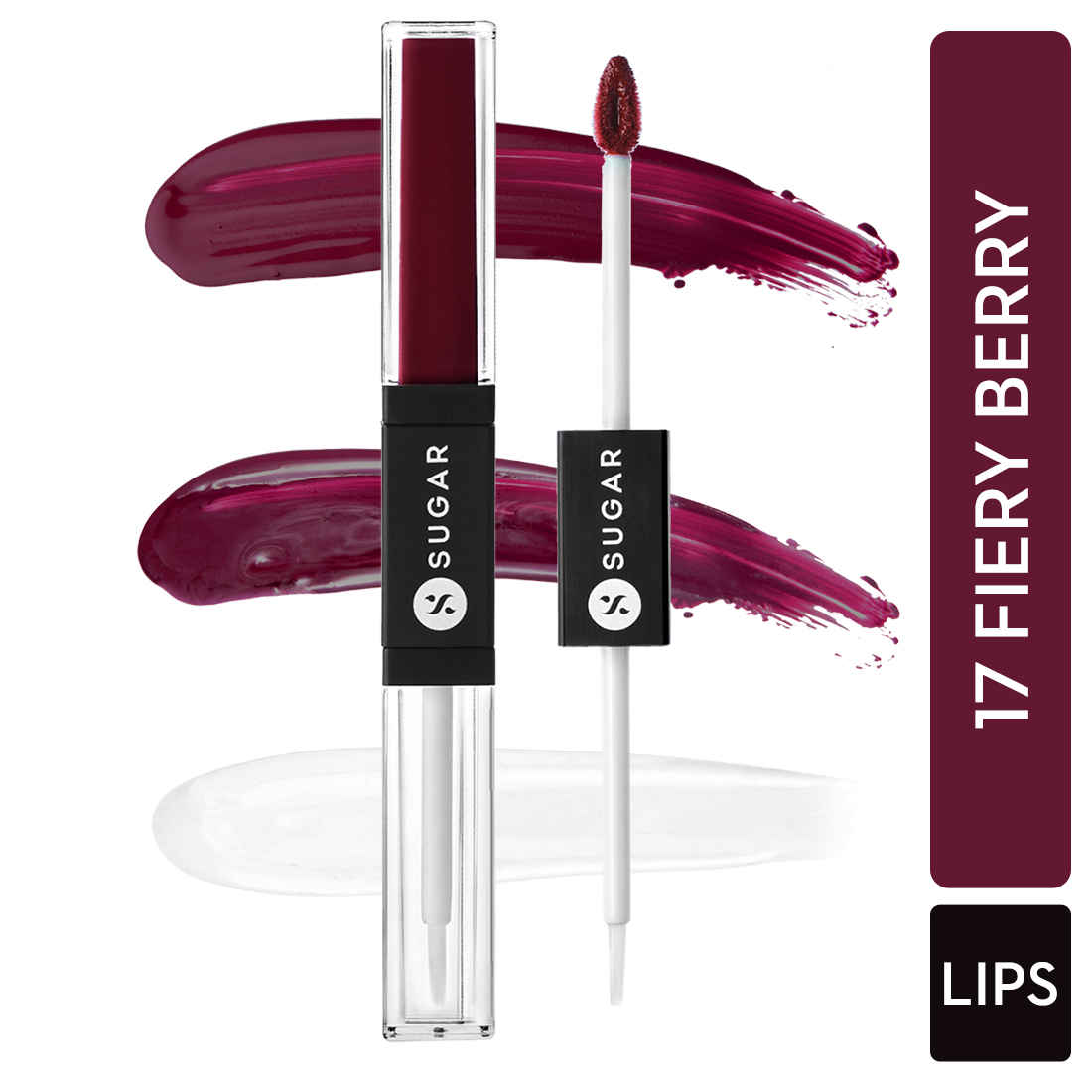 Buy Smudge Me Not Lip Duo - 17 Fiery Berry (Marsala) - Purplle