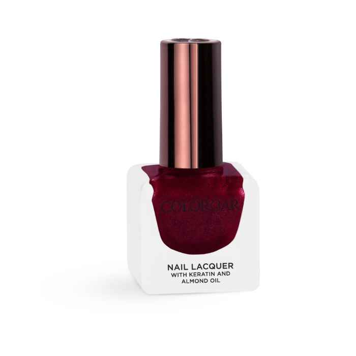 Buy Colorbar Nail Lacquer Dark Red (12 ml) - Purplle