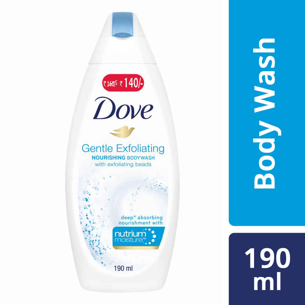 Buy Dove Gentle Exfoliating Nourishing Body Wash (190 ml) - Purplle