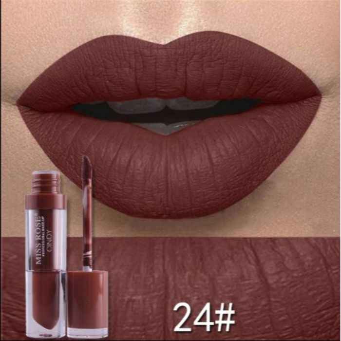 Buy Miss Rose Professional Make-up Liquid Matte Lip Gloss 7701-026M24 (5 g) - Purplle