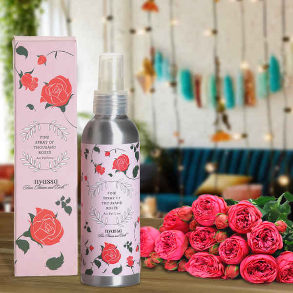Buy Nyassa Air Perfume- Like A Fine Spray Of Thousand Roses (180 ml) - Purplle