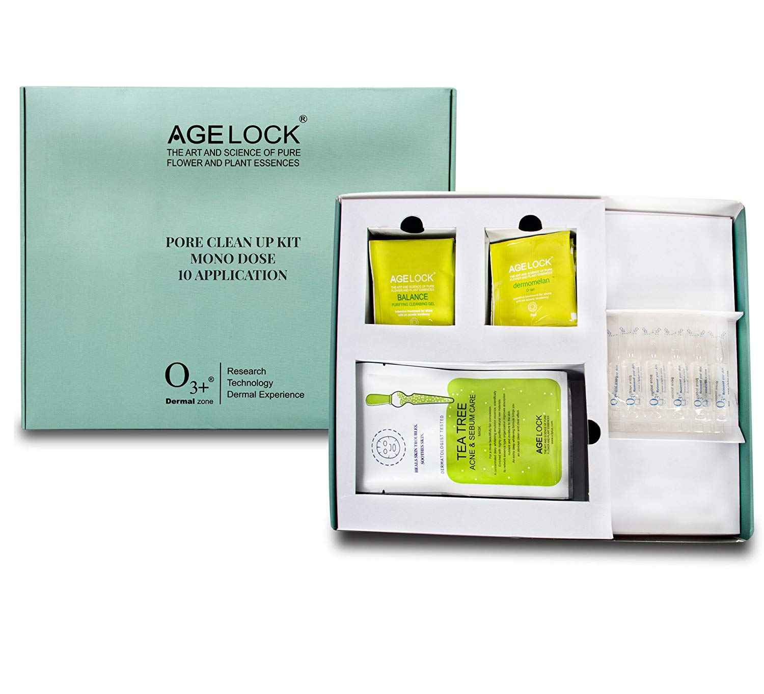 Buy O3+ Agelock Pore Clean Up Mono Dose Kit(320g) - Purplle