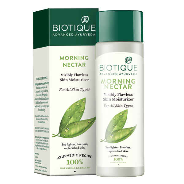 Buy Biotique Bio Morning Nectar Visibly Flawless Skin Moisturizer (190 ml) - Purplle