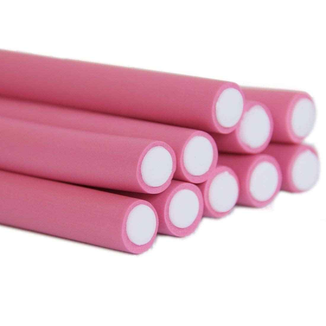 Buy AY Hair Foam Rollers Soft Twist Curler Rods For Your Hair - 10 Pieces (Color May Vary) - Purplle