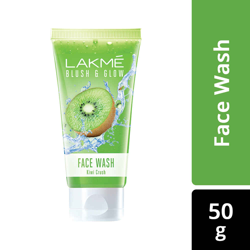 Buy Lakme Blush & Glow Kiwi Freshness Gel Face Wash with Kiwi Extracts (50 g) - Purplle