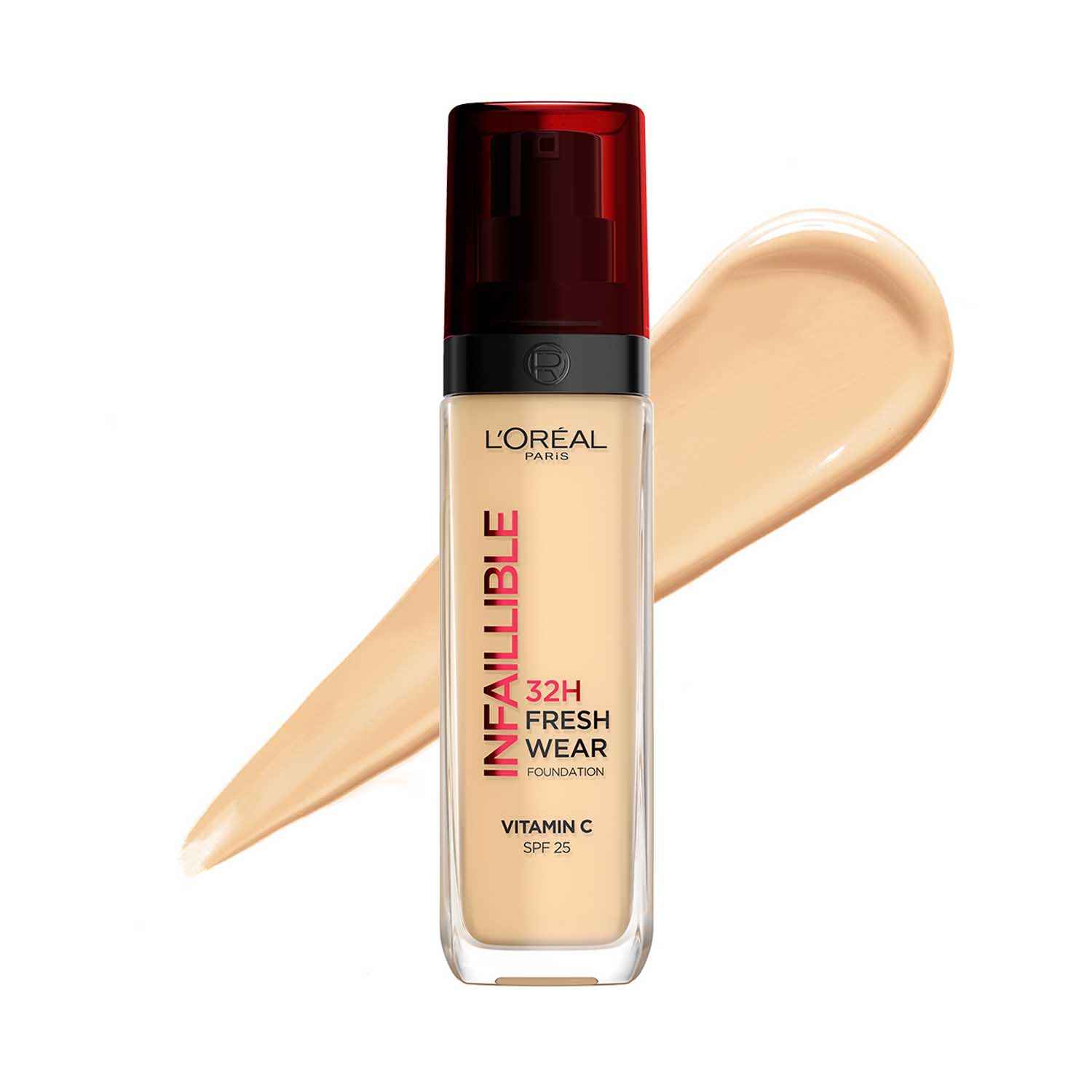 Buy L'Oreal Paris Infallible 24H Fresh Wear Foundation - Natural Rose 125 (30 ml) - Purplle