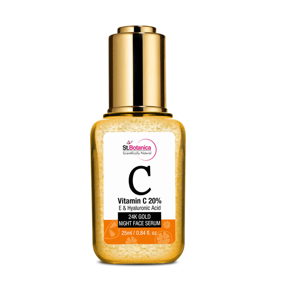 Buy St.Botanica Vitamin C 20% + E & Hyaluronic Acid 24k Gold Night Face Serum (25 ml) - Purplle