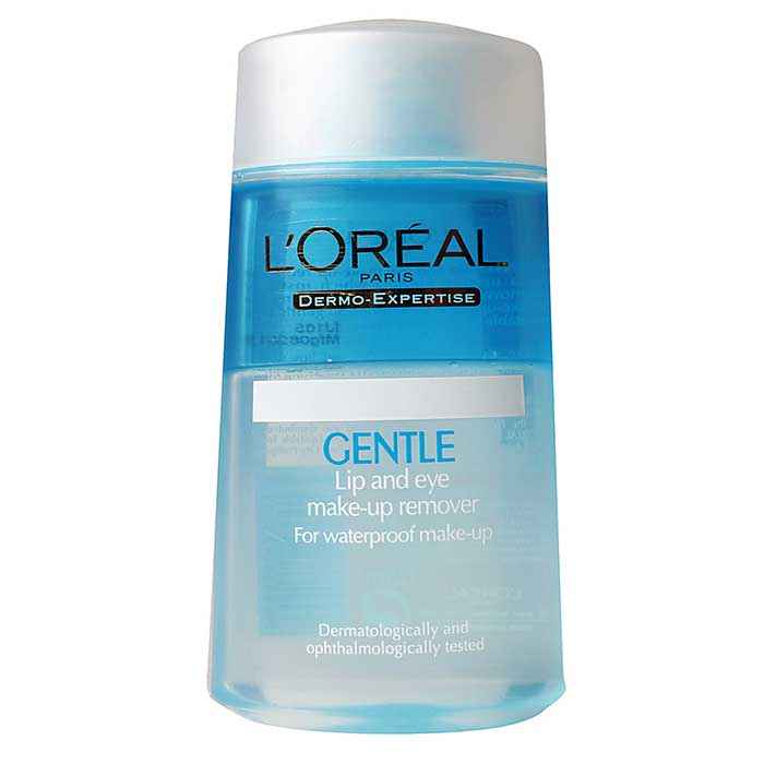 Buy L'Oreal Paris Dermo-Expertise Lip And Eye Make-Up Remover (125 ml) - Purplle