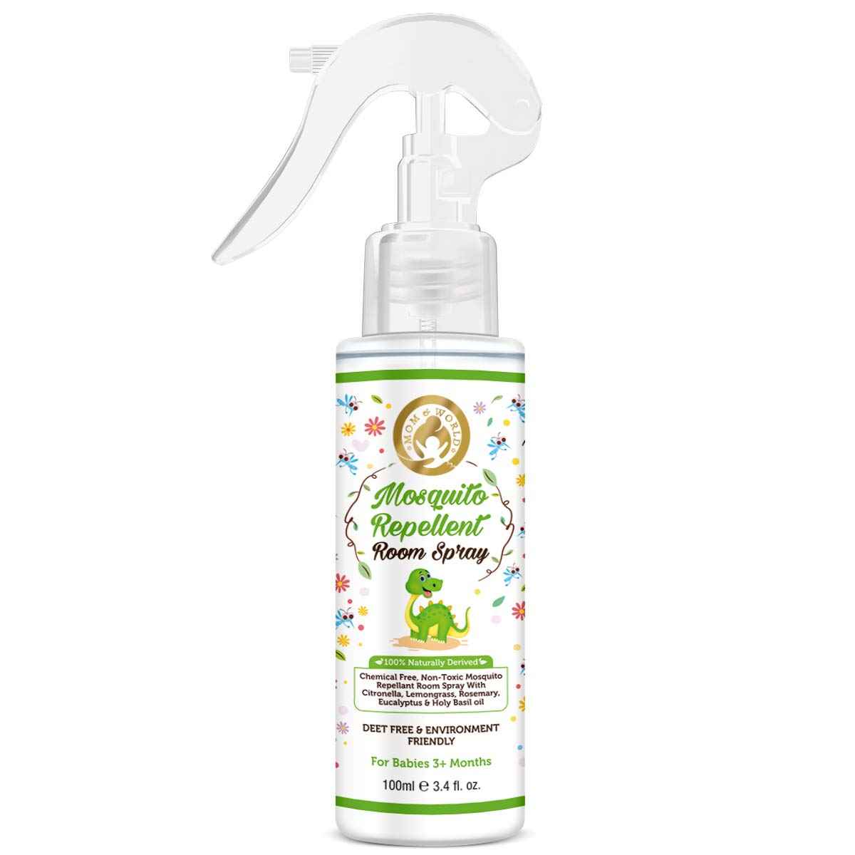 Buy Mom & World Baby Mosquito Repellent Room Spray (100 ml) - Purplle