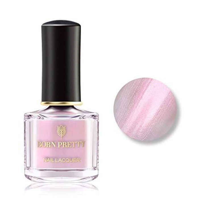 Buy BORN PRETTY Pearl in Lotus Series Nail Polish Shell Glimmer Nail Varnish Shinny Glitter Nail Art Lacquer Bling Nail Polish (PL02-Crossing Time) (6 ml) - Purplle