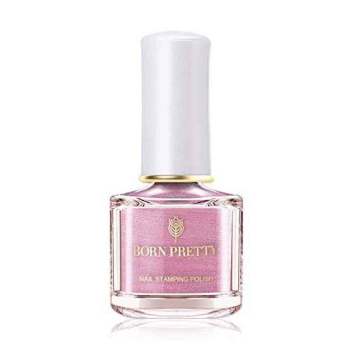Buy BORN PRETTY Nail Art Stamping Polish Newly Sweet Style Manicure Plate Printing Varnish Candy Nail Stamp Lacquer (Pretty in Pink) (BP-WR05) (6 ml) - Purplle