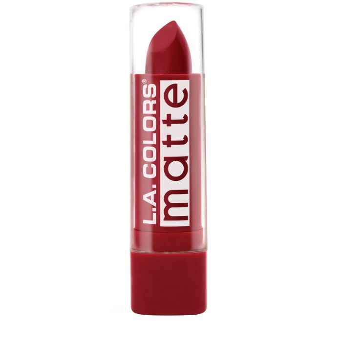 Buy L.A. Color Matte Lip Color - Relentless Red (3.2 g) - Purplle