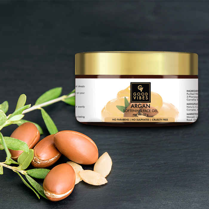 Buy Good Vibes Softening Face Gel - Argan (50 gm) - Purplle