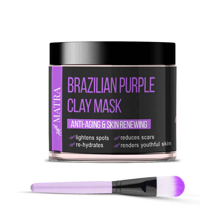 Buy Matra Brazilian Purple Clay Anti-Aging And Skin Renewing Mask (100 g) - Purplle