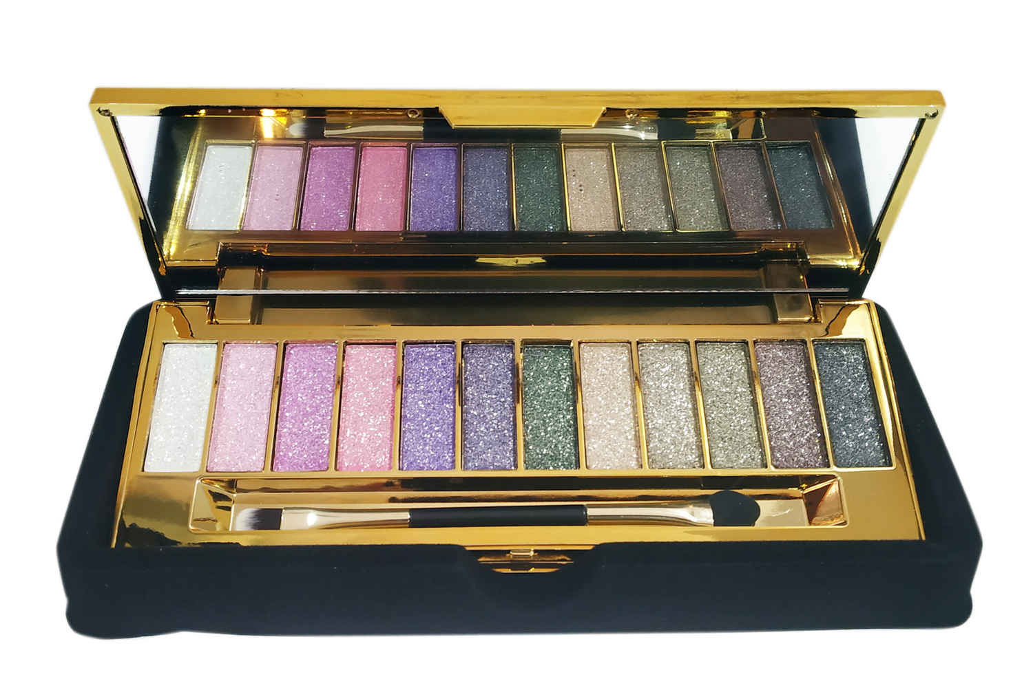 Buy Cameleon 12 Color Star Magic Diamond Glitter Eyeshadow 01 - Purplle