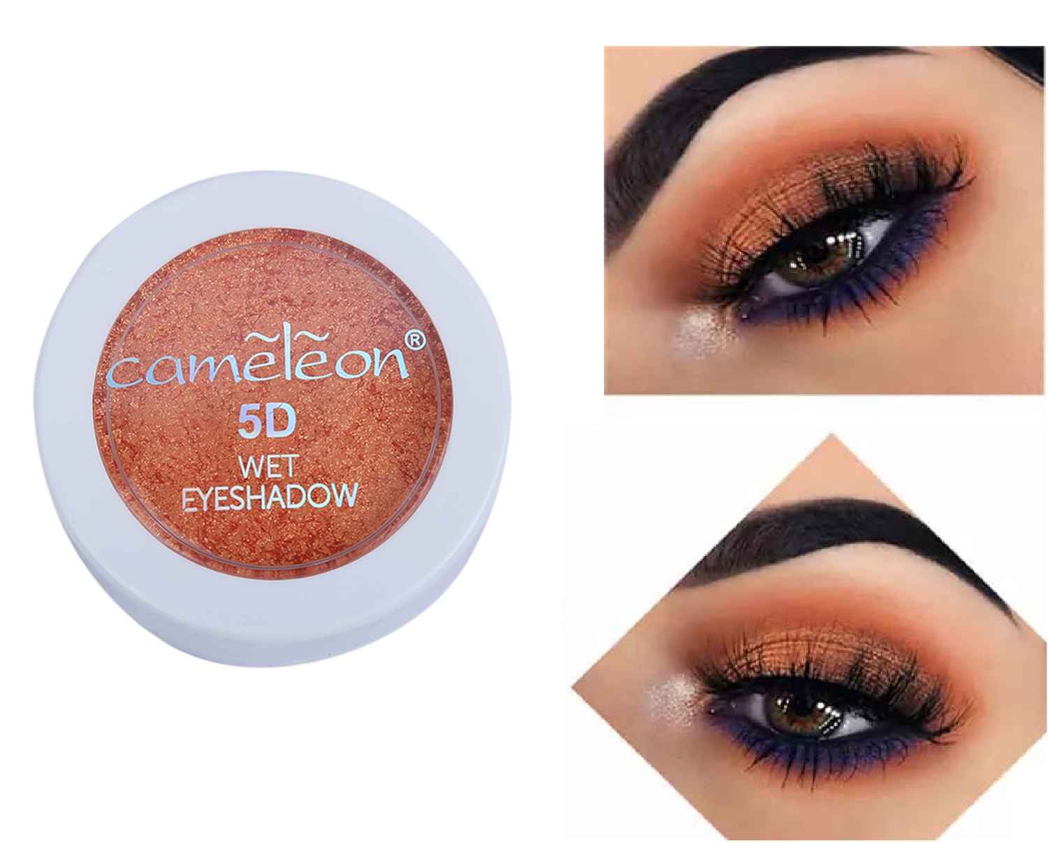 Buy Cameleon 5D Wet Eyeshadow, 105 Sunset Orange - Purplle
