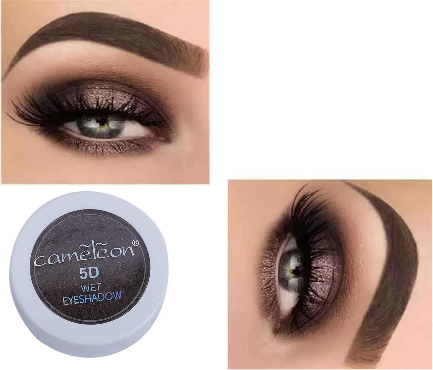 Buy Cameleon 5D Wet Eyeshadow, 120 Brunette Brown - Purplle