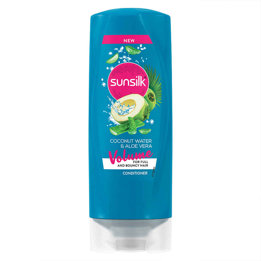 Buy Sunsilk Coconut and Aloe Vera Volume Hair Conditioner, (80 ml) - Purplle