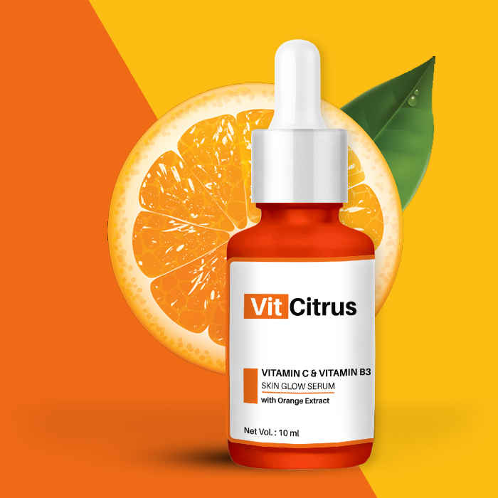 Buy Vit Citrus Vitamin C & Vitamin B3 Skin Glow Serum with Orange Extract (10 ml) - Purplle