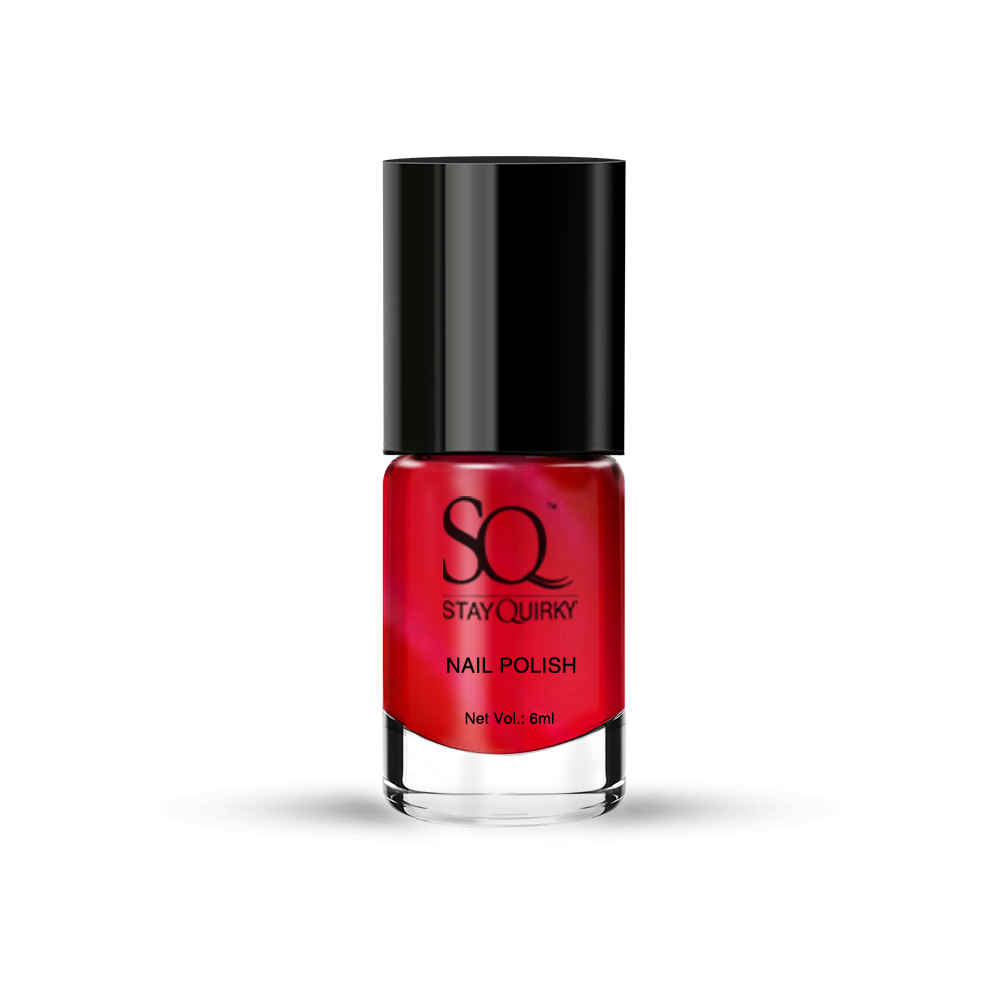 Buy Stay Quirky Nail Polish, Matte, Red, Romance - Arousel 16 (6 ml) - Purplle