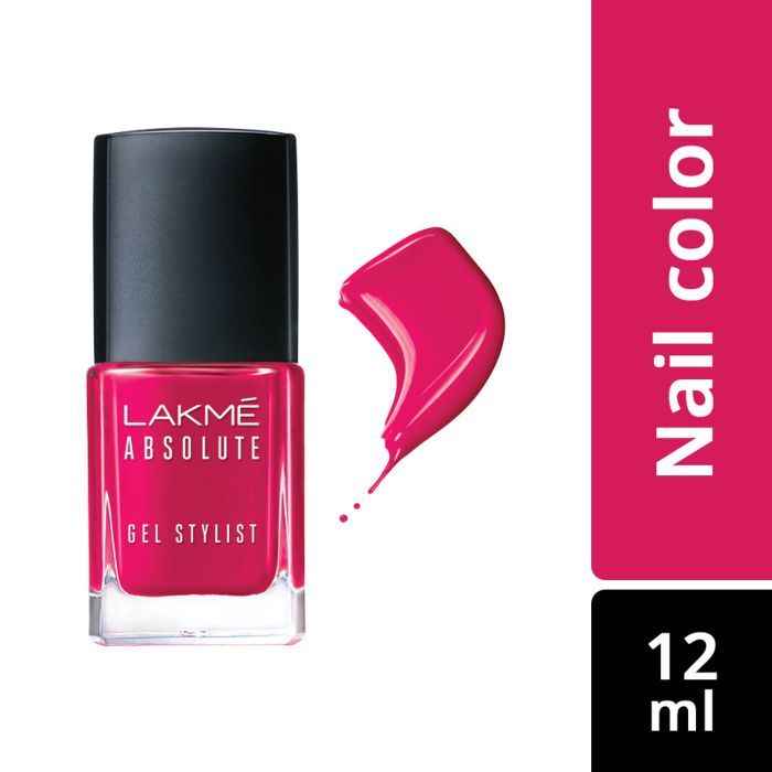 Buy Lakme Absolute Gel Stylist Nail Color - Coral Rush (12 ml) - Purplle