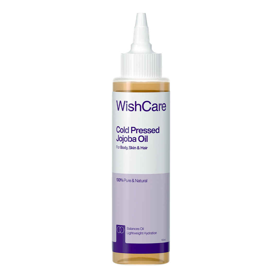Buy WishCare 100% Pure Cold Pressed Natural Jojoba Oil|Extra Virgin|Mosturizes & Nourishes Skin|Minimizes Dandruff & Itchy Scalp|For Men & Women|100 ml - Purplle