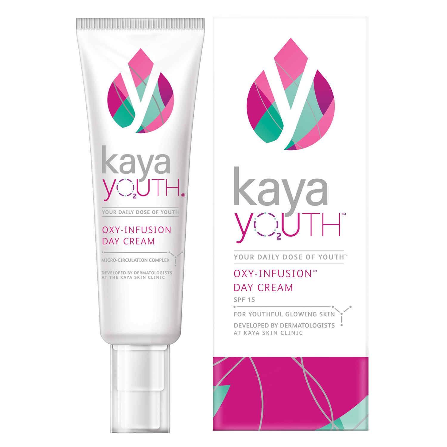 Buy Kaya Youth Oxygen Boost Day Cream,SPF 15,Youthful Glowing Skin in 7 Days,Removes Dark Spots,Pigmentation & Dullness,Developed by Dermatologists (20 g) - Purplle