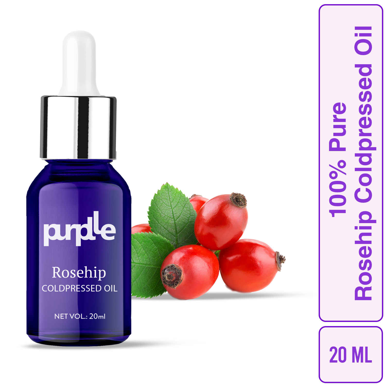 Buy Purplle 100% Pure Rosehip Coldpressed Oil - Purplle