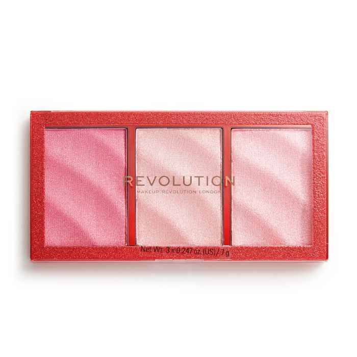 Buy Makeup Revolution Precious Stone Highlighter Palette Ruby Crush (21 g) - Purplle