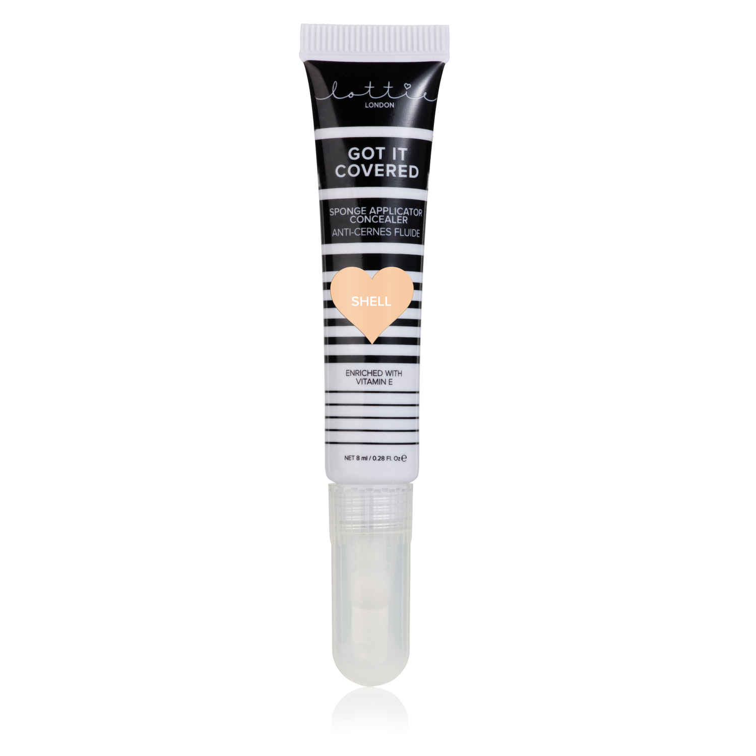 Buy Lottie London Got It Covered- Sponge Applicator Concealer Shell (8 ml) - Purplle