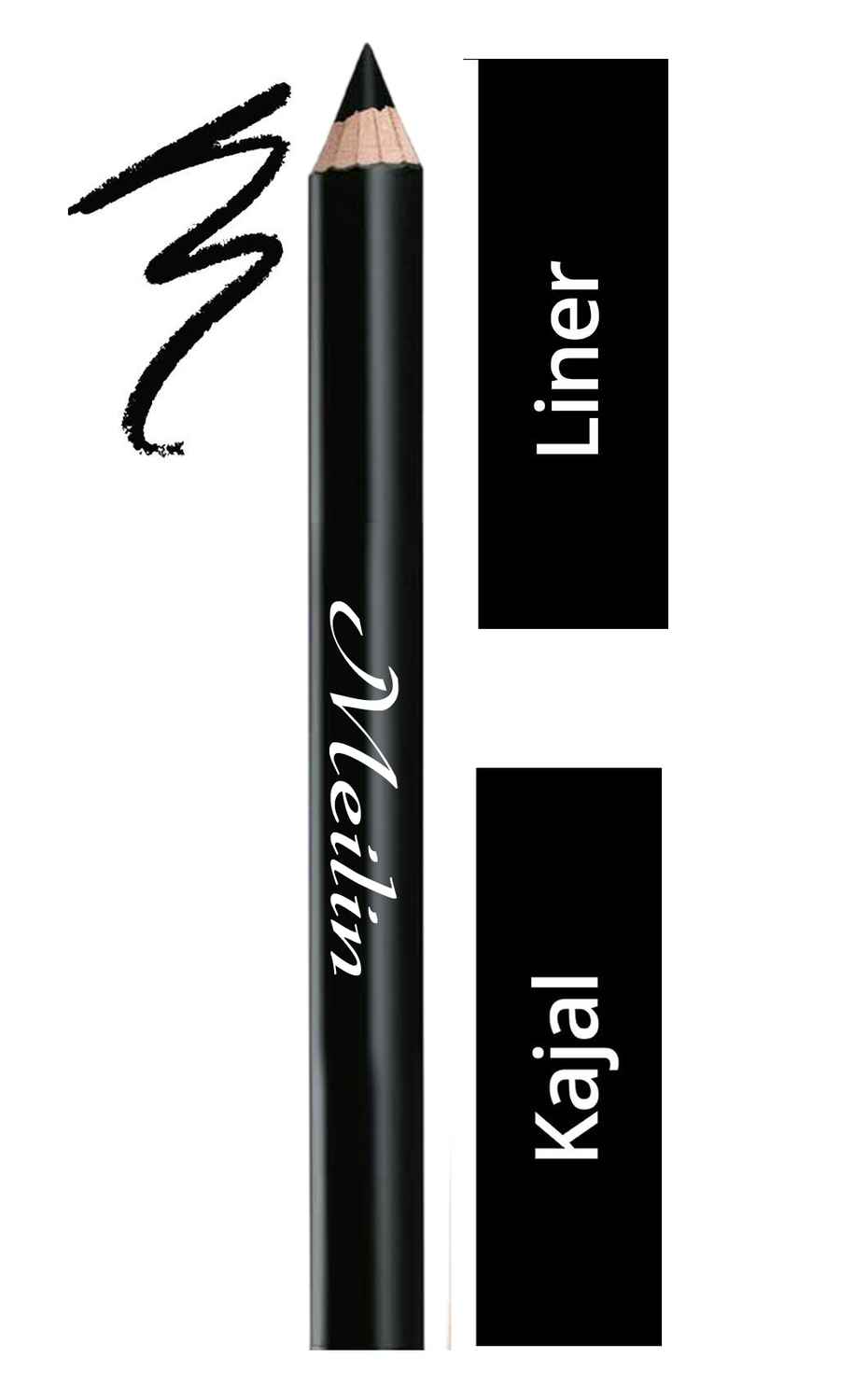 Buy Meilin Waterproof Kajal Eye Liner Jumbo Pencil, Jet Black - Purplle