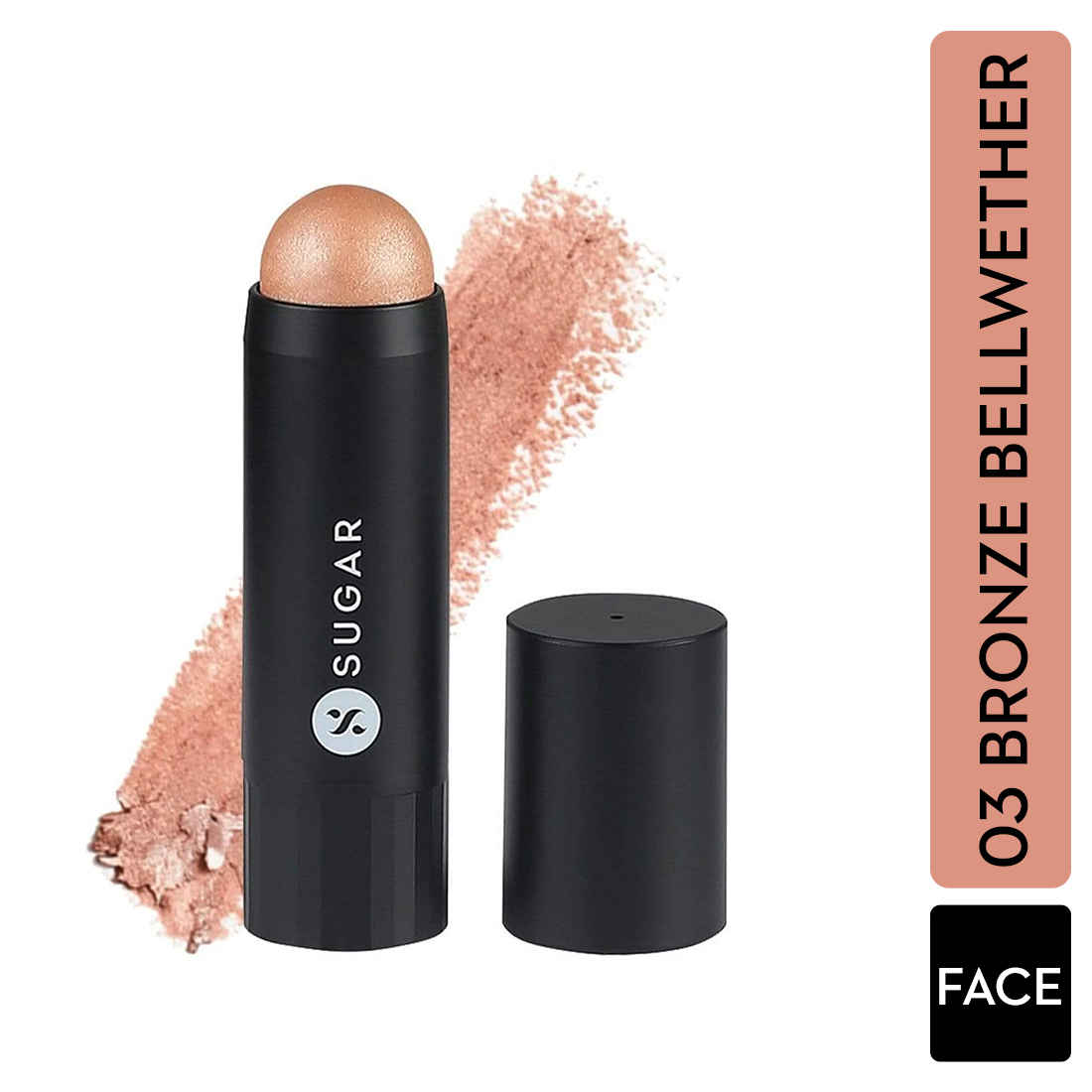 Buy SUGAR Cosmetics - Face Fwd >> - Highlighter Stick - 03 Bronze Bellwether (Warm Gold) - Illuminating, Longlasting Formula, Lightweight Highlighter - Purplle