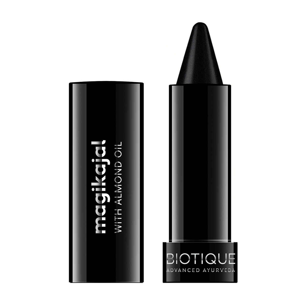 Buy Biotique Natural Makeup Magikajal (Intense Black 010)(3 g) - Purplle