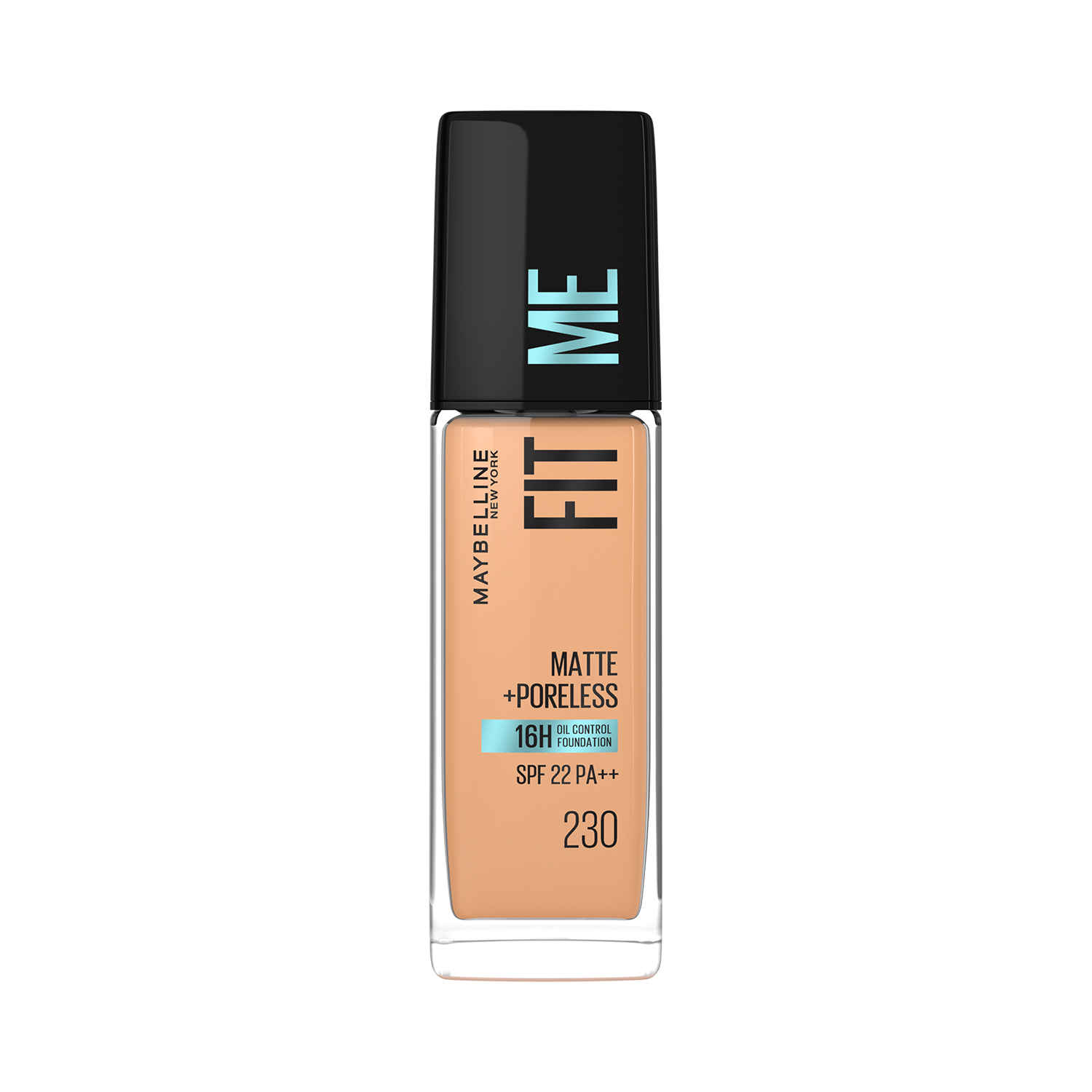 Buy Maybelline New York Fit Me Matte+Poreless Liquid Foundation (With Pump), 230 Natural Buff, 30ml - Purplle
